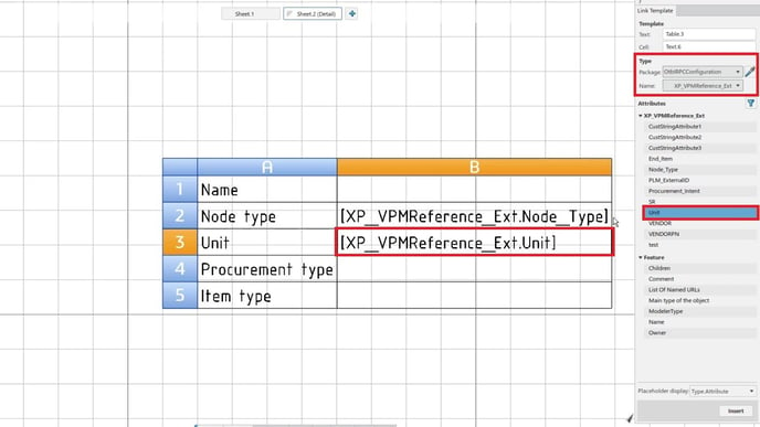 all attributes in table